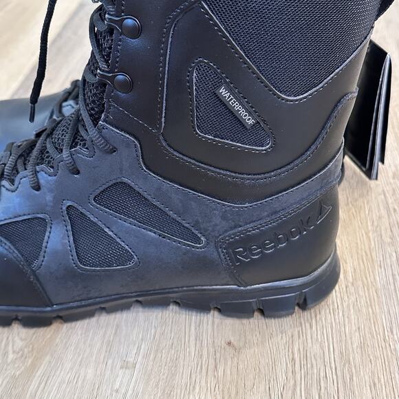 Reebok NEW Sublite Cushion Tactical Waterproof Men 11.5 Boots 8” Zipper Comp Toe main image 12